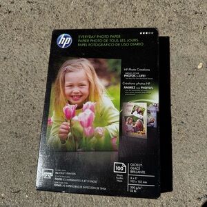 NEW HP Glossy Photo Paper‎ 100 4x6